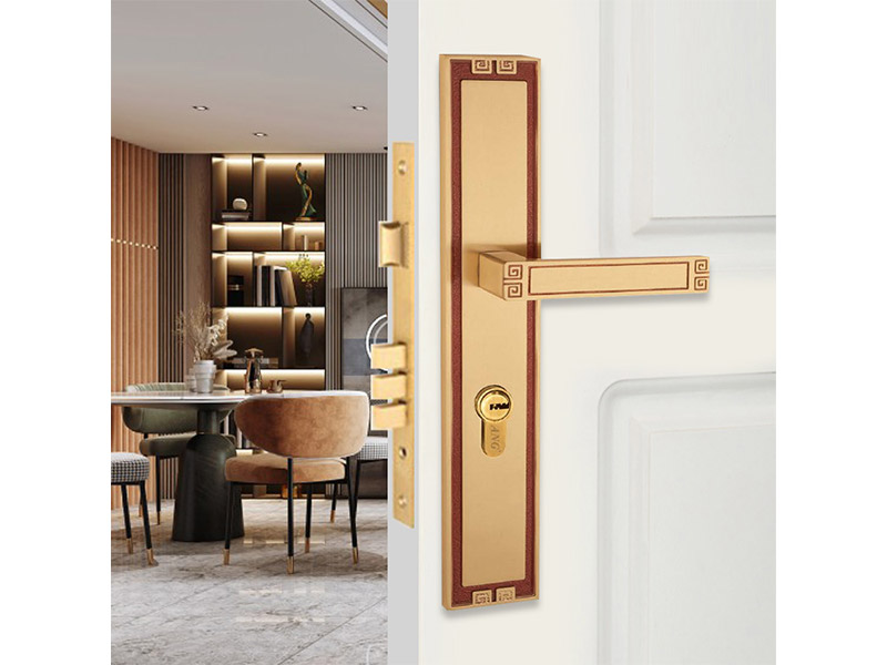 European style door lock